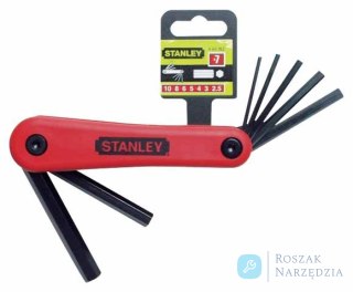 KLUCZ IMBUSOWY KPL. 7SZT (1,5-6MM) [K] STANLEY