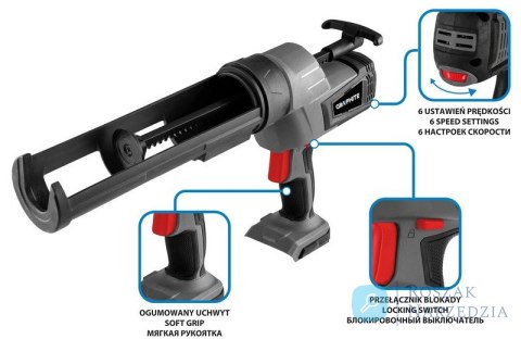 WYCISKACZ DO TUB ENERGY 18V BEZ AKUMULATORA GRAPHITE