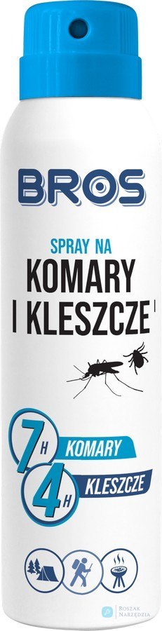 SPRAY NA KOMARY I KLESZCZE 120/90ML BROS