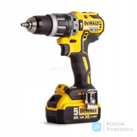 AKUM. WIERTARKO-WKRĘTARKA Z UDAREM XR 18V 2*5.0AH KUFER DEWALT