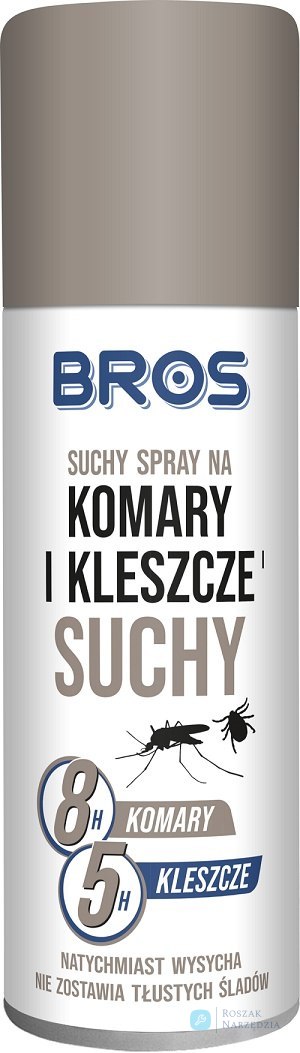 SUCHY SPRAY NA KOMARY I KLESZCZE 90ML BROS