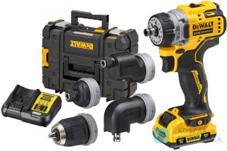 WIERTARKO-WKRĘTARKA AKUMULATOROWA + 4 GŁOWICE 12V 2*3.0AH DEWALT