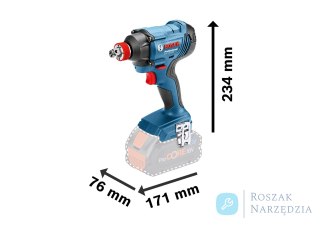 ZESTAW 18 V KLUCZ GDX 180-LI+ WKRĘTARKA GSR180-LI 2*2.0AH BOSCH