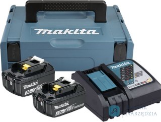 ZESTAW ZASILAJĄCY 18V MAKPAC 2*3.0AH BL1830B+DC18RC MAKITA