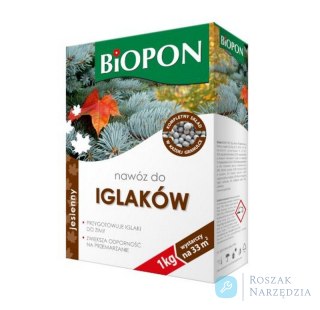 NAWÓZ - JESIENNY DO IGLAKÓW GRANULAT KARTON 1 KG BIOPON