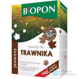 NAWÓZ - JESIENNY DO TRAWNIKA GRANULAT KARTON 1 KG BIOPON