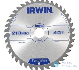 PIŁA SPIEKOWA DO DREWNA 210*30MM/40T IRWIN