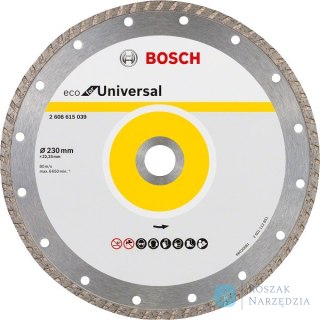 TARCZA DIAMENTOWA BUDOWLANA ECO TURBO 230MM BOSCH