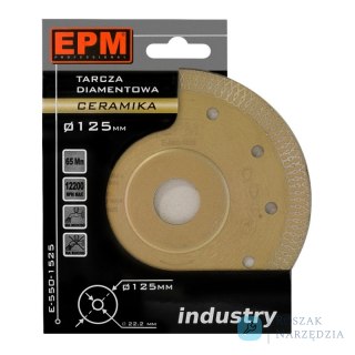 TARCZA DIAMENTOWA INDUSTRY 125MM EPM