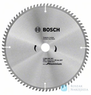 TARCZA PILARSKA ECO ALU 305*3,0/30 80T BOSCH