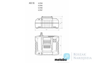 ŁADOWARKA ASC 55 12-36 V AIR COOLED METABO