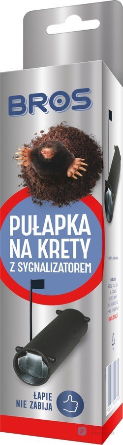 PUŁAPKA NA KRETY Z SYGNALIZATOREM BROS