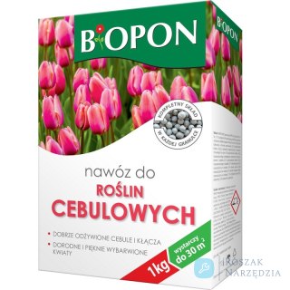 NAWÓZ - DO ROŚLIN CEBULOWYCH GRANULAT 1KG BIOPON