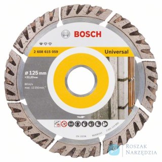 TARCZA DIAMENTOWA BUDOWLANA S4U 125MM BOSCH