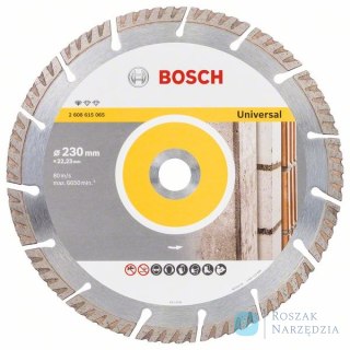 TARCZA DIAMENTOWA BUDOWLANA S4U 230MM BOSCH