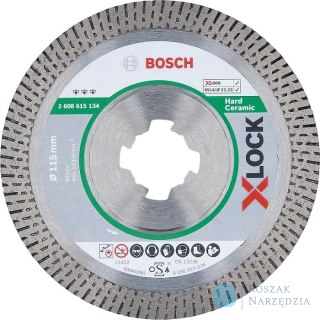 TARCZA DIAMENTOWA HARD CERAMIC 125*1.4 X-LOCK BOSCH