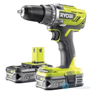 AKU. WIERTARKO-WKRĘTARKA R18DD3-225S 18V 2*2.5AH ONE+ RYOBI