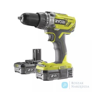 AKU. WIERTARKO-WKRĘTARKA UDAR. R18PD3-220S 18V 2*2.0AH ONE+ RYOBI