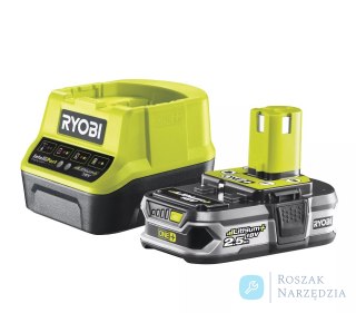 AKUMULATOR LI-ION 2.5AH 18V + ŁADOWARKA ONE+ RC18120-125 RYOBI