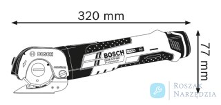 NOŻYCE ROTACYJNE GUS 12V-300 0*AH BOSCH