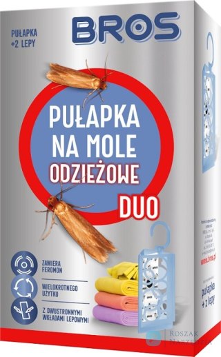 PUŁAPKA NA MOLE ODZIEŻOWE DUO + 2 WKŁADY BROS