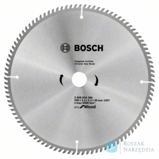 TARCZA PILARSKA ECO FOR WOOD 305*3,2/30 100T BOSCH