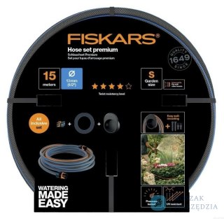 UCHWYT NAŚCIENNY Z WĘŻEM 13MM 1/2'' 15M Q4 FISKARS