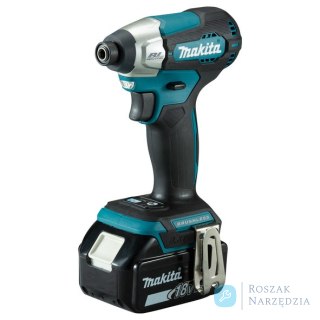 WKRĘTARKA UDAROWA AKUMULATOROWA 1/4'' 140NM 18V 2*3.0AH MAKITA