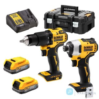 ZESTAW COMBO XR DCD709 + DCF809 18V 2*1.7AH DEWALT