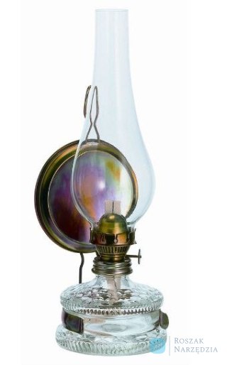 LAMPA NAFTOWA Z LUSTREM 11' 28/36 CM UN