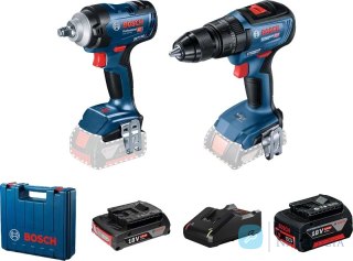 ZESTAW GDS18V-400 + GSB18V-50 1*2.0AH+1*5.0AH BOSCH