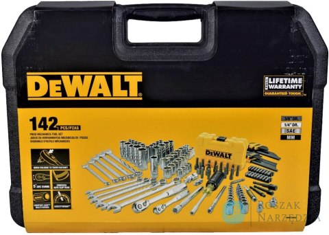 ZESTAW NARZĘDZI 142 EL. DEWALT