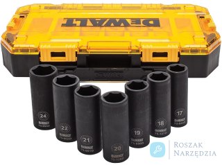 ZESTAW NASADEK UDAROWYCH 1/2'' 7 EL. DEWALT