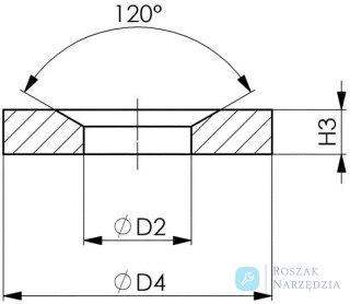 Pogleb.stozk.z nierownom.podzial.kraw.skraw. HSS TiZrN 9020,50mm BECK