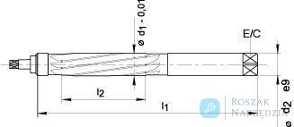 Rozwiertak reczny DIN859 HSS, 25,0mm BECK