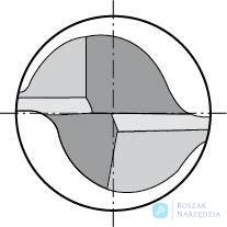 Wiertło kręte SL pełnowęglikowe, Z3,chwyt HA,5xD 8,20mm GÜHRING