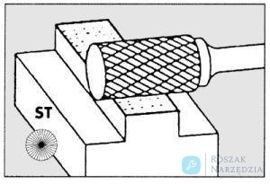 Frez trzpieniowy cylindr,z uzeb.czolowym 1625, 4 6mm 16x25mm ze stopow tward. Pferd