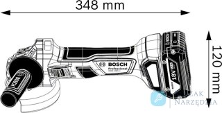 ZESTAW NARZĘDZI AKUM. GBH 180-LI + GWS 180-L1 2*4.0AH XLBOXX BOSCH