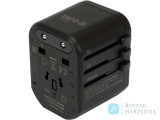 ADAPTER PODRÓŻNY UNIW. USB, USB-C 18W YATO