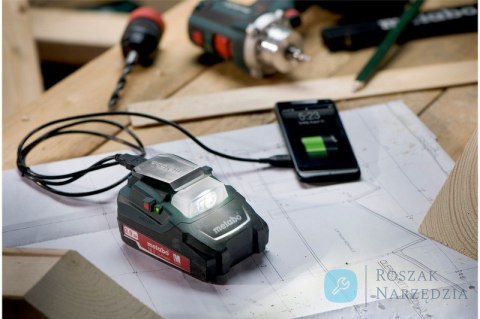 ADAPTER USB-LED DO AKUMULATORÓW 14.4-18V METABO