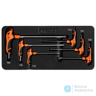 KLUCZE TORX 6SZT.WKŁADKA. NEO