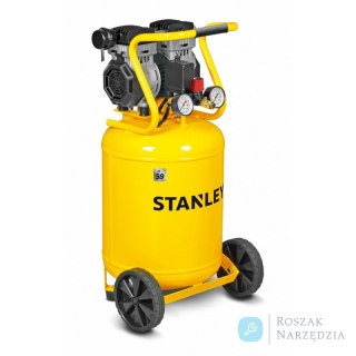 KOMPRESOR BEZOLEJOWY PIONOWY WYCISZONY 50L 230V 8 BAR STANLEY