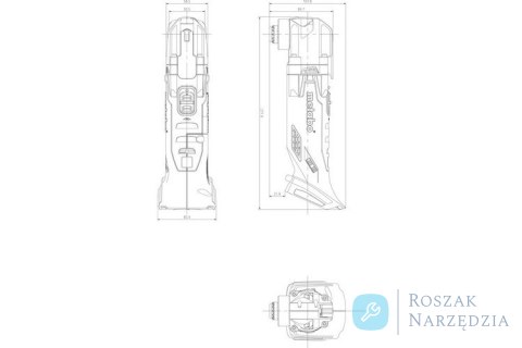NARZĘDZIE WIELOFUNKCYJNE AKUMULATOROWE MT 18 LTX 18V METABO