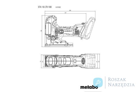 WYRZYNARKA AKUMULATOROWA STA 18 LTX 100 METABO