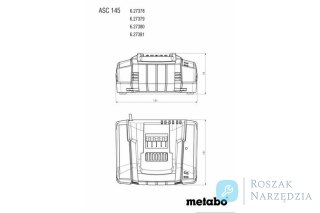 ŁADOWARKA ASC 145 12-36 V AIR COOLED METABO