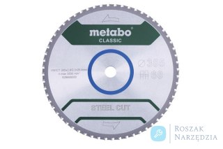 PIŁA TARCZOWA STEEL CUT CLASSIC 305*25.4MM Z60 METABO