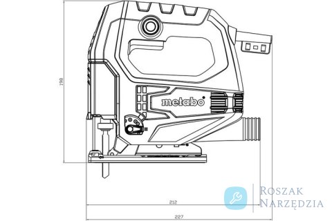 WYRZYNARKA STEB 65 QUICK + 20 SZT BRZESZCZOTÓW METABO