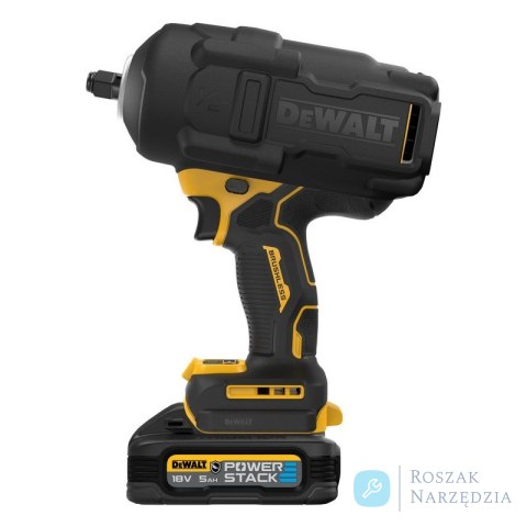 AKUMULATOROWY KLUCZ UDAROWY 1/2' XR 18V 2*5.0AH 2373 NM DEWALT