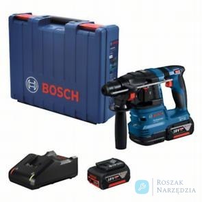 MŁOT UDAROWY OBROTOWY AKUMULATOROWY SDS+ GBH 185-LI 2*4.0AH BOSCH