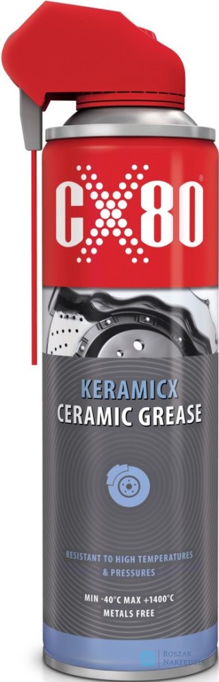 SMAR CERAMICZNY KERAMICX DO ŚRUB DUO-SPRAY 500ML CX-80